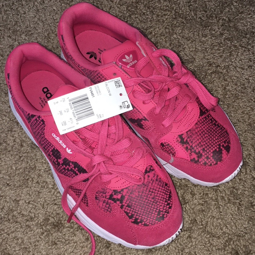 Adidas Women’s craft pink Falcon Athletic Shoe - Picture 3 of 3